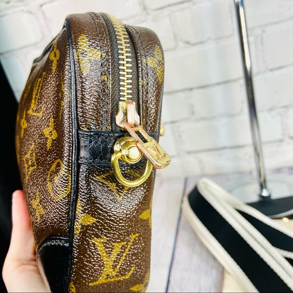 Louis Vuitton Marley crossbody bag custom painted world tour logo - Picture 4 of 15